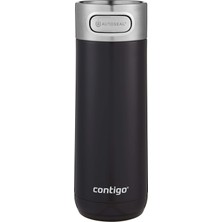 Luxe Autoseal Termos Bardak 470 ml Siyah