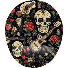 Kafa Gitar Bilek Destekli Mouse Pad