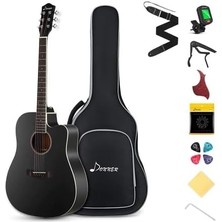 Dag-1cb Cutaway Akustik Gitar Seti (Siyah)