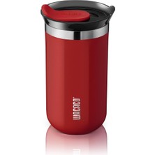 Octaroma Vakum Izoleli Kahve Kupa (Kırmızı, 10 Fl Oz (300ML))