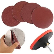 Zımpara Seti + Matkap Aparatı 115 mm (10 Parça)