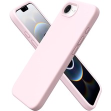 iPhone 16E Silikon Kılıf - Mag-Safe Uyumlu, Yumuşak Dokulu, Darbe Emici, Mikro Fiber Kaplama, Premium Koruma, Parmak Izi Tutmaz, Şık ve Hafif Tasarım - Soft Pembe