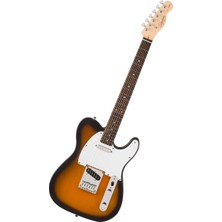By Fender Debut Collection™ Telecaster® Electric Guitar, Laurel Fingerboard, White Pickguard, 2-Colour Sunburst