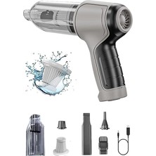 7 In 1 Şarjlı Kablosuz 2 Fonksiyonlu Vakumlu El Süpürgesi Üfleme Özellikli Araç Ev Ofis Süpürgesi