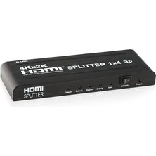 Full Hd 1 Giriş 4 Çıkışlı HDMI Splitter (Sinyal Çoğaltıcı) (DK-HD-SP4X1)