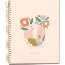 Defter Mr A5 100 Sayfa Kareli Spiralli Inhale Exh