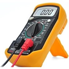 XL830L Dijital Multimetre Ölçü Aleti Volt Amper Ölçer Pil Kablo