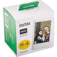 Fujifilm Mini Instant Film, Beyaz 40ER Pack 70100146437