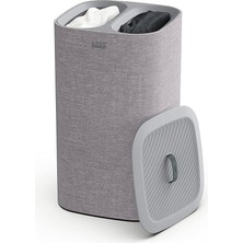 Joseph Tota 60 lt Gri Çamaşır Ayırma Sepeti Dayanıklı ve Uzun Ömürlü Tasarım