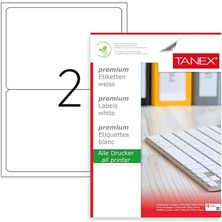 TW-2002 Lazer Postalama, Davetiye, Kargo Işleri Için Her Pakette 100 Sayfa Etiket, Beyaz