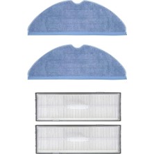 ile Uyumlu S8/s8+/s8 Pro Ultra/s7/s7 Maxv/s7 Maxv Ultra/s7 Max Ultra/s7 Pro Ultra Için Hepa Filtre,fiber Mop Paspas Yedek Seti-4 Parça