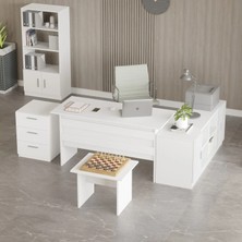 Bega Abcdf Ofis Büro Masa Takımı 3 Renk Beyaz BEG15-W