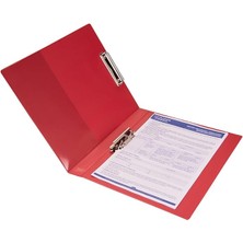 229K Çift Mekanizmalı Sıkıştırmalı A4 Klasör,pvc,kırmızı,27 * 32 * 3 Cm.
