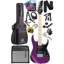 DE-150PU-50AMP Maple Klavye Hh Yüksek Kaliteli 50W Amfili Elektro Gitar Seti