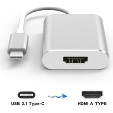 Type C USB 3.1 To HDMI Çevirici Dönüştürücü Adaptör (NOCOLOR-F8E0F00E)