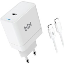 BXUC65FTA 65W Pd Typ-C Girişli Macbook Pro/air Şarj Cihazı, MacBook Air/pro 13/14/15/16 Inç LED Göstergeli ve Tüm Type-C Cihazlarıyla Uyumlu 2 Metre Type-C’den Type-C’ye Kablo