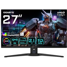 FO27Q5P 27" OLED Gaming Monitor, Qhd (2560X1440), 500Hz, 0.03MS Gtg, Anti-Reflection, HDMI 2.1 & Displayport 2.1 & Usb-C, Displayhdr True Black 500, Clearmr 21000, Dahili Hoparlör