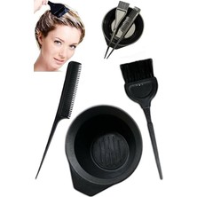 Evde Bakım 3 Lü Saç Boyama Seti Boya Fırçası + Krepe Tarak 1650