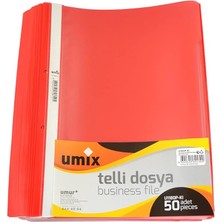 A4 Telli Dosya 50'li Kırmızı
