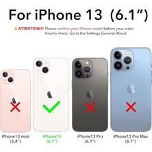 iPhone 13 6.1 Inç ile Uyumlu Ince Sıvı Silikon Kılıf, 3 Katmanlı Yumuşak Iç Astar, Tam Kaplamalı Darbe Emici Koruma, Esnek Mat Tasarım – Siyah