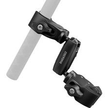 Motosiklet Selfie Çubuğu Destek Kelepçesi, Kameralar Için, Motosikletler Için Kamera Ayağı Tutucu, Gidon Montajı, Plastik, Dikdörtgen, Döndürülebilir, Su Geçirmez Değildir