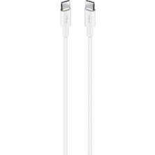 Usb-C - Usb-C 300CM 60W Pd/qc Hızlı Şarj/data Kablosu Beyaz