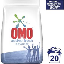 Active Fresh Beyazlar 20 Yıkama Toz Çamaşır Deterjanı 3 kg
