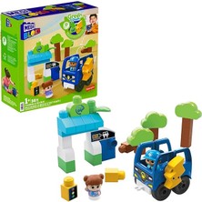 Bloks Doğa Dostu Otobüs Seti, Yürüme Çağındaki Çocuklar Için Yapı Oyuncakları HDX90