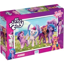 Games My Little Pony Lisanslı 200 Parça 33X48CM Çocuk Puzzle Yapboz Serisi