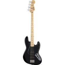 Standard Jazz Bass Black - Maple Bas Gitar