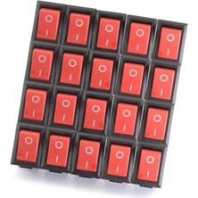 20 Adet, Aç Kapa Anahtar, Devre Anahtarı, Mini Güç Anahtarı, On Of Switch