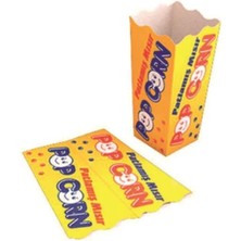 Karton Pop Corn/mısır Kutusu 100 Adet