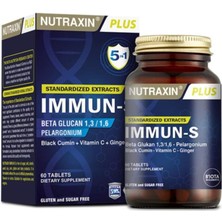 Plus Immun-S 1,3-1,6 Beta-Glukan 60 Tablet Takviye Edici Gıda