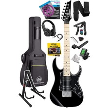 DE-150BK-ST Maple Klavye Hh Manyetik Yüksek Kaliteli Elektro Gitar Seti
