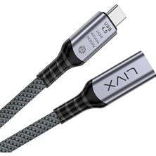 Type C To Type C Usb4.0 240W 40GBPS 8k60hZ Uzatma Kablosu 1 Metre Lcu