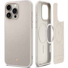 Ciel By Cyrıll iPhone 15 Pro ile Uyumlu Kılıf Kajuk Mag Magsafe Özellikli Cream - ACS06770