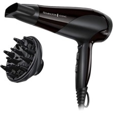 Iyonik Saç Kurutma Makinesi, 2200 W, 3 Isıtma ve 2 Ayrı Fan Kademesi + Soğutma Kademesi, Difüzör Başlıklı, D3198 [amazon'a Özel]