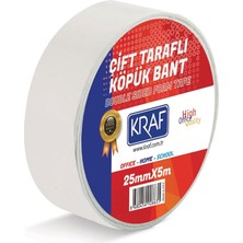 Çift Tarafli Köpük Bant 25MMX5M 5025G