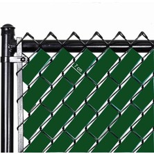Örgü Tel Koruma, Kapatma, Gizlilik Bantları, Pvc Çit Şeridi (50 Metre) (Yeşil, 7 Cm)