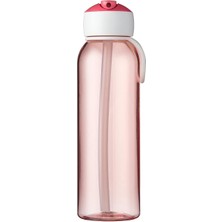 – Pipetli Içecek Şişesi Campus Flip-Up 500 ml Pembe – Çocuklar Için Pipetli Su Şişesi – Gazlı Asitlere Uygundur – Sızdırmaz