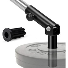 T-Bar Row Plate Post Insert Landmine – Fit 2” Olympic Bars – Full 360° Swivel & Easy To Install