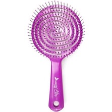 Promax Üç Boyutlu Oval Saç Fırçası Büyük - 18 Mor