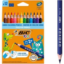 Kids Evolution Üçgen Jumbo Kuru Boya Kalemi, 12'li Kutu, 2 Yaş ve Üzeri Çocuklar Için Ideal, Kıymık Oluşturmaz, Çiğnemeye Karşı Dayanıklı