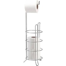 Krom Wc Kağıtlık Yedekli 40595