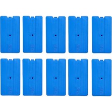 Aküsü Buz Kasedi Ice Box 10NANLU Set 370 ml x 10, Ankanorm, Mavi