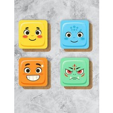 Temalı Bardak Altlığı Ahşap Baskılı Altlık 4'lü Set (9 X9CM) KARBONNM51