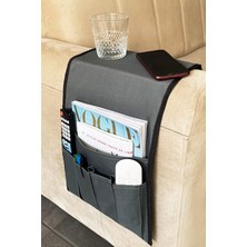 Koltuk Kenarı Kumandalık Portatif Yan Sehpa (Gri)