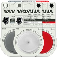 Spin Araba Klima Kokusu - Profesyonel Otomobil Kokusu | Bpa & Sıvı Içermez | 90 Gün Etkili | Araç Parfümü 3'lü Set (Neutral & Angelıc & Relaxed)