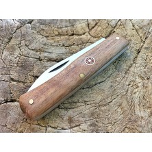 Çelik Kamp Çakısı Ceviz Saplı