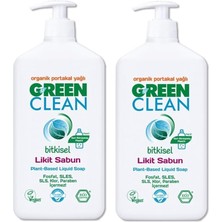 Clean Organik Sıvı Sabun Portakallı 500 ml x 2 Adet